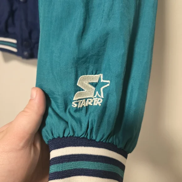 EUC Men's Vintage 90's MLB Seattle Mariners Starter Windbreaker Jacket Large - Picture 3 of 7